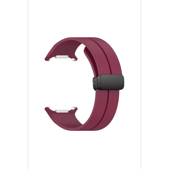 Watch 7 Kr418 Tender Silikon Kordon - Bordo - Resim 3