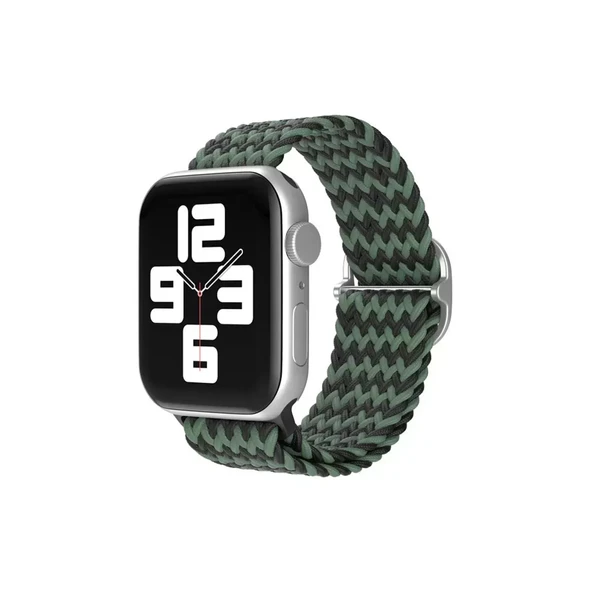Watch 38Mm Kordon - Zigzag Yeşil-Siyah - Resim 3