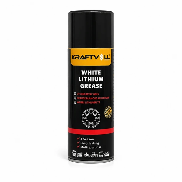 Lityum Beyaz Sıvı Gres - 400 ml - Kraftwoll ürün görseli 1