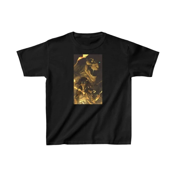Unisex Çocuk Baskılı T-Shirt - Siyah ürün görseli 1