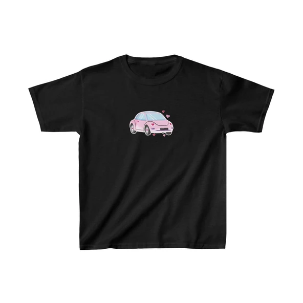 Unisex Çocuk Baskılı T-Shirt - Siyah ürün görseli 1