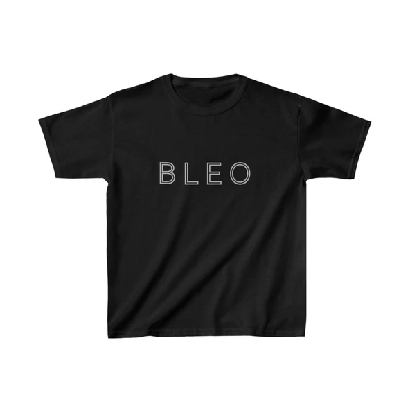 Unisex Çocuk Baskılı T-Shirt - Siyah ürün görseli 1