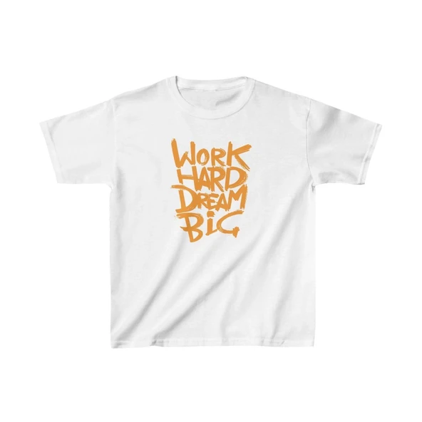 Unisex Çocuk Baskılı T-Shirt - Beyaz ürün görseli 1