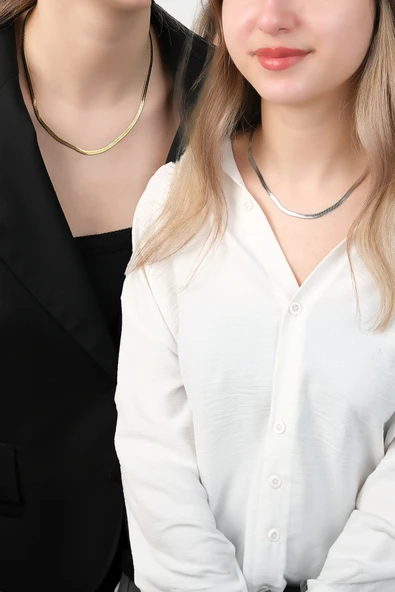 ANNE & SEVGİLİ & ARKADAŞ KOMBİNİ ÇELİK RENK ATMAZ GARANTİLİ ürün görseli 1