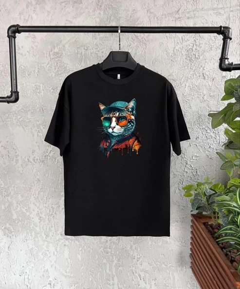 Unisex Çocuk Baskılı T-Shirt - Siyah ürün görseli 1