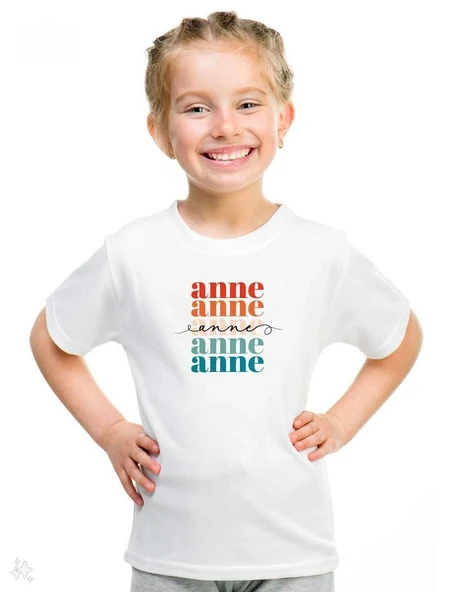 Unisex Çocuk Baskılı T-Shirt - Beyaz ürün görseli 1