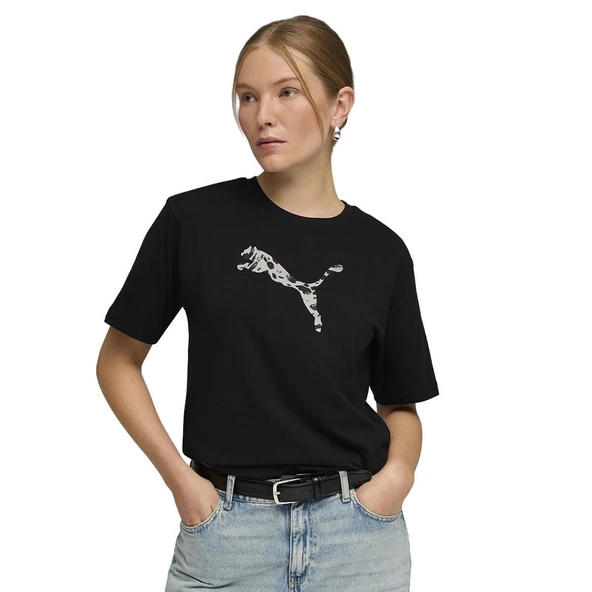 ESS GRAPHIC Animal Tee  Kadın T-Shirt 69182101 ürün görseli 1
