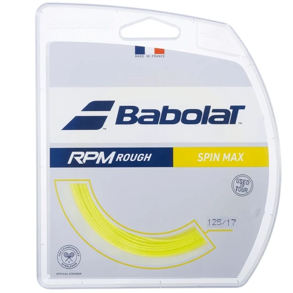 Babolat Rpm Rough Sarı 125/17 Tenis Tekli Kordaj ürün görseli 1