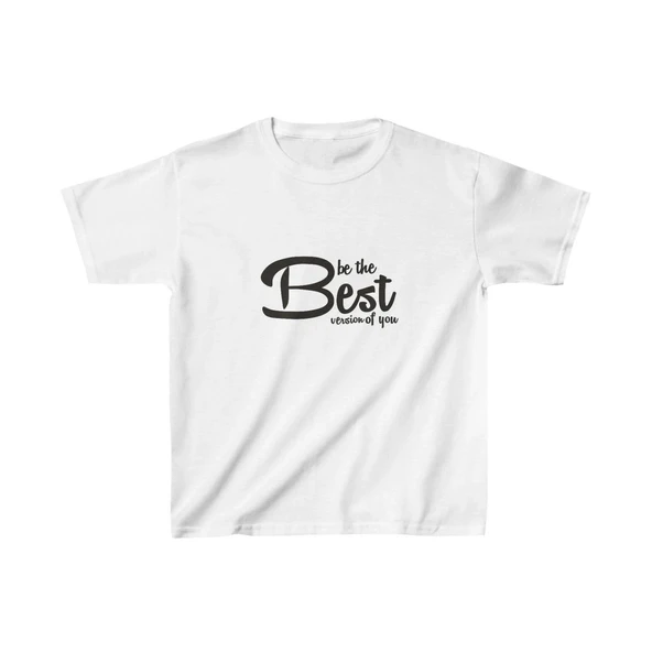 Unisex Çocuk Baskılı T-Shirt - Beyaz ürün görseli 1