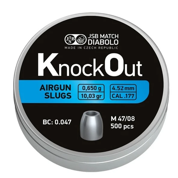 JSB DIABOLO KNOCKOUT 4.52 MM HAVALI SACMA (CAL177) ürün görseli 1
