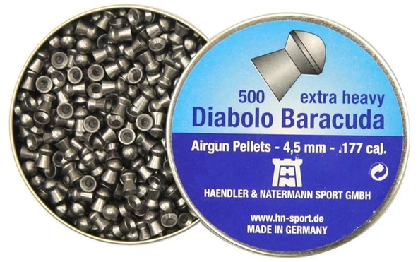 H&N DIABOLO BARACUDA 4.5 CAL HAVALI SAÇMA ürün görseli 1