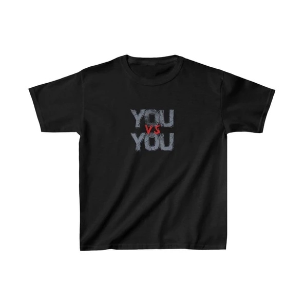 Unisex Çocuk Baskılı T-Shirt - Siyah ürün görseli 1