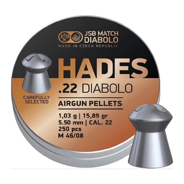 JSB DIABOLO HADES 5.5MM HAVALI SACMA (15,89) ürün görseli 1