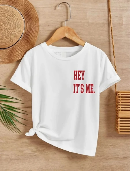 Çocuk Unisex Baskılı T-Shirt - Beyaz ürün görseli 1