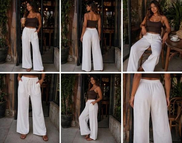 ONLFAVOR MW CULOTTE PANT WVN  Kadın Pantolon 15322778 ürün görseli 1