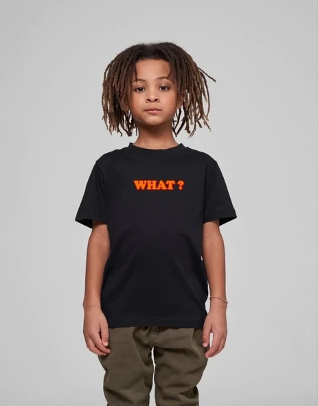 Çocuk Unisex Baskılı T-Shirt - Siyah ürün görseli 1
