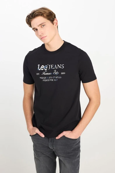 Regular Fit Grafik Baskılı T-shirt  Erkek T-Shirt L2510172001 ürün görseli 1