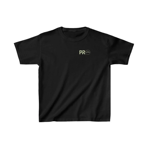 Unisex Çocuk Baskılı T-Shirt - Siyah ürün görseli 1