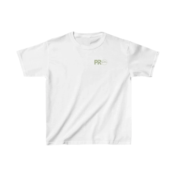 Unisex Çocuk Baskılı T-Shirt - Beyaz ürün görseli 1
