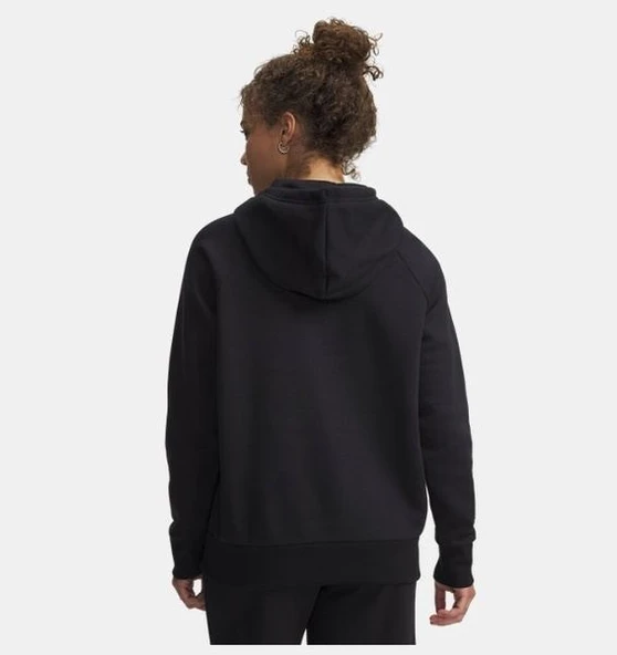 UA Rival Fleece Hoodie  Kadın Sweatshirt 1379500-001 ürün görseli 1