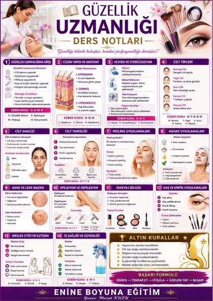 GÜZELLİK UZMANLIĞI EĞİTİM KİTABI - Resim 2