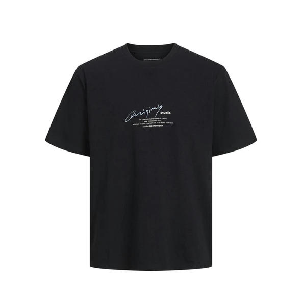 JORMANCHESTER SCRIPT TEE SS CREW NECK  Erkek T-Shirt 12273373 ürün görseli 1