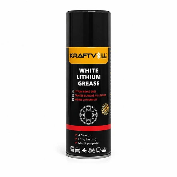 Lityum Beyaz Sıvı Gres - 400 ml - Kraftwoll ürün görseli 1
