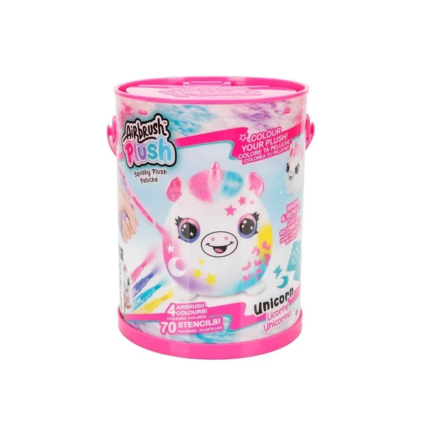 28779 SUN-CNL-HOBİ SET AIRBRUSH PLUSH SQUISH PLUSH BUCKET ürün görseli 1