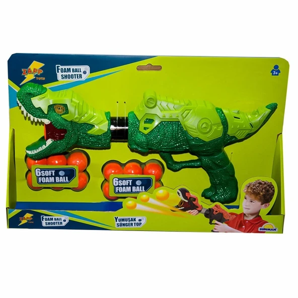 3620 SURAT-ZAP- Top Atan Dinozor 12 Toplu 2 Renk - Sunman ürün görseli 1