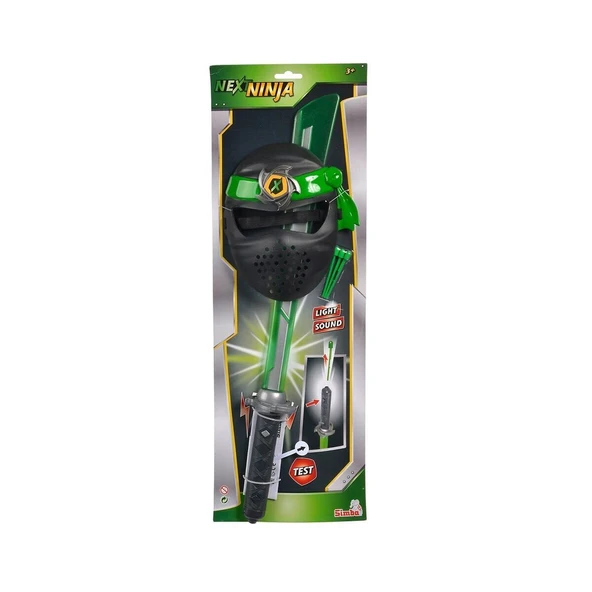 108042238 NEXT NİNJA SWORD AND MASK GREEN ürün görseli 1