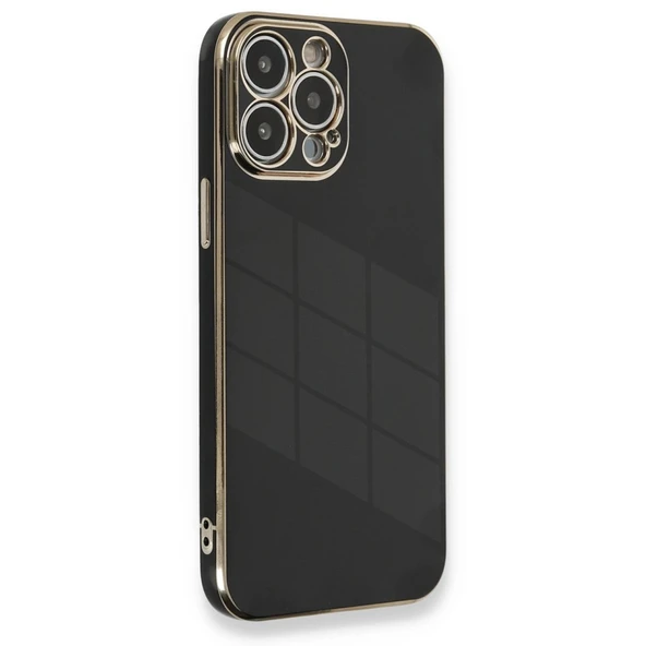 İphone 13 Pro Max Kılıf Volet Silikon - Siyah ürün görseli 1