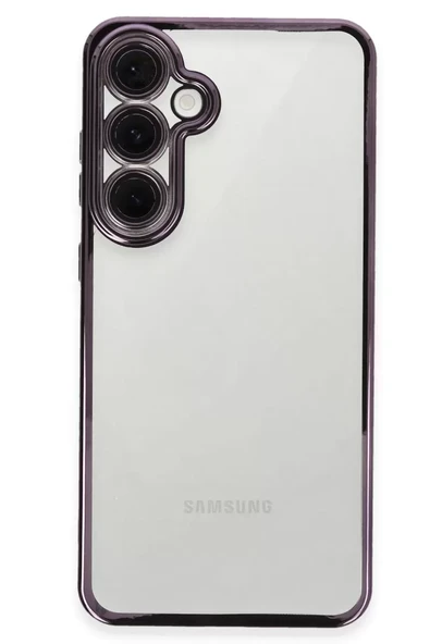 Newface Samsung Galaxy S24 FE Kılıf Razer Lensli Silikon - Mor ürün görseli 1