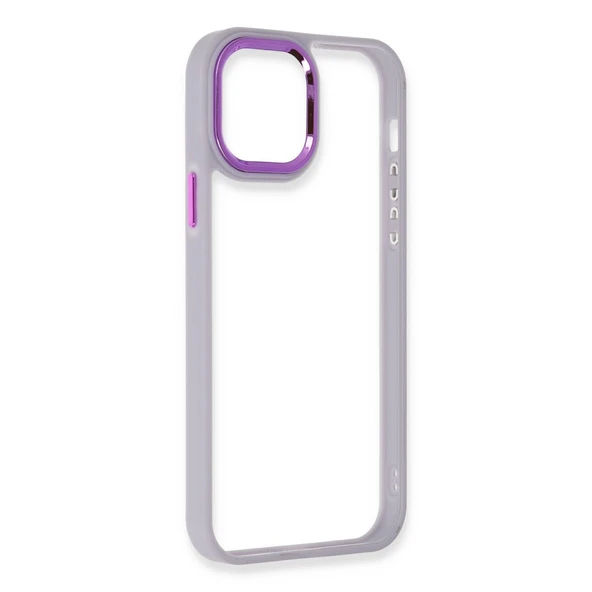 İphone 12 Pro Max Kılıf Dora Kapak - Lila - Resim 2