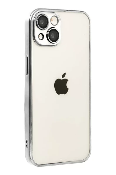 Newface Apple iPhone 15 Razer Lensli Silikon - Titan Gri ürün görseli 1