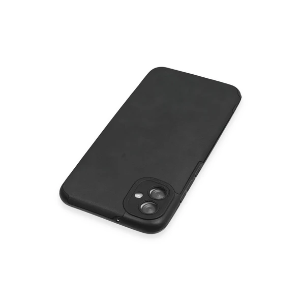Samsung Galaxy A04e Kılıf Loop Deri Silikon - Siyah - Resim 3