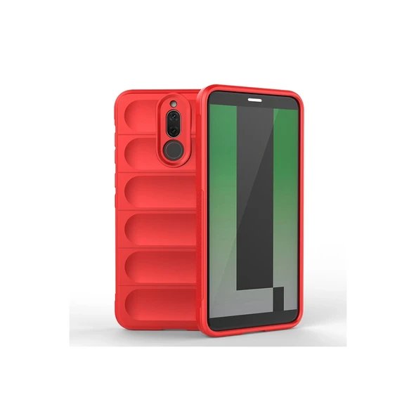 Huawei Mate 10 Lite Kılıf Optimum Silikon - Kırmızı ürün görseli 1