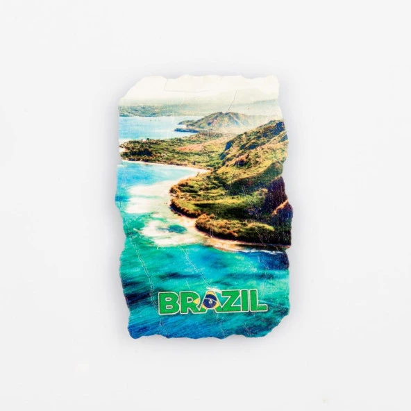 Brezilya Sahil Fresco Magnet ürün görseli 1