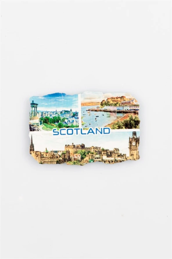 İskoçya Edinburgh Fresco Magnet - Resim 2