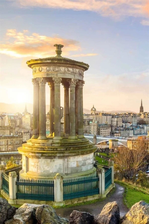 İskoçya Edinburgh Fresco Magnet - Resim 4