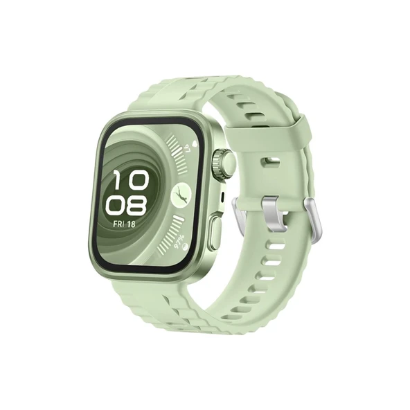 Huawei Fit 4 Nova Silikon Kordon - Açık Yeşil ürün görseli 1