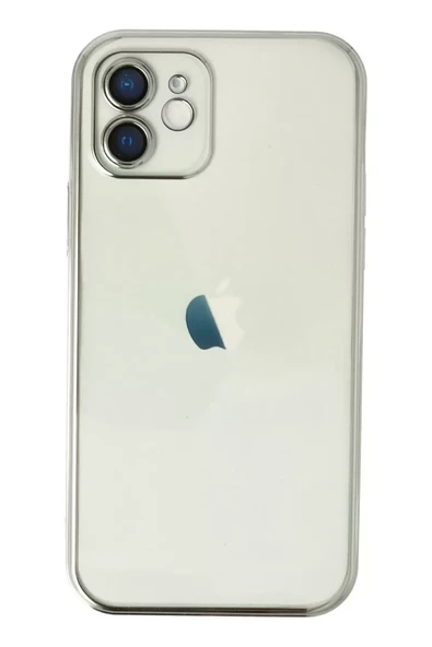 Newface Apple iPhone 11 Kılıf Razer Lensli Silikon - Gümüş ürün görseli 1