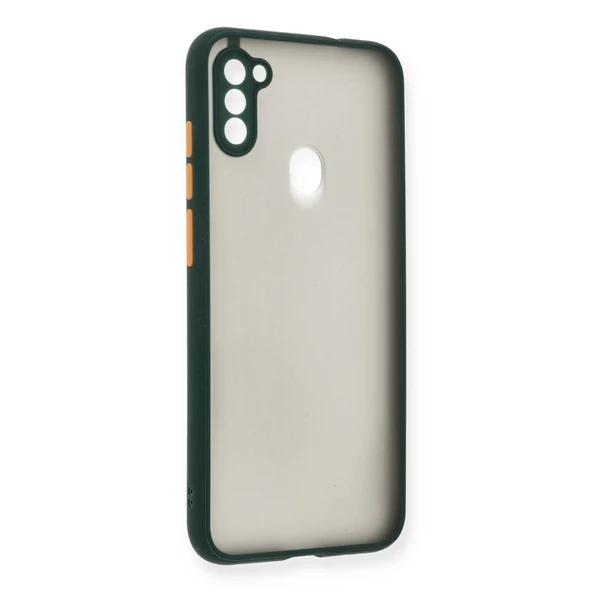 Samsung Galaxy A11 Kılıf Montreal Silikon Kapak - Yeşil ürün görseli 1