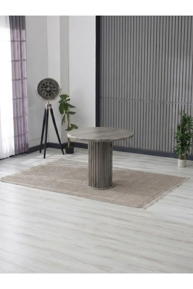 AURA YUVARLAK BOHEM 90X90 MDF MASA ürün görseli 1