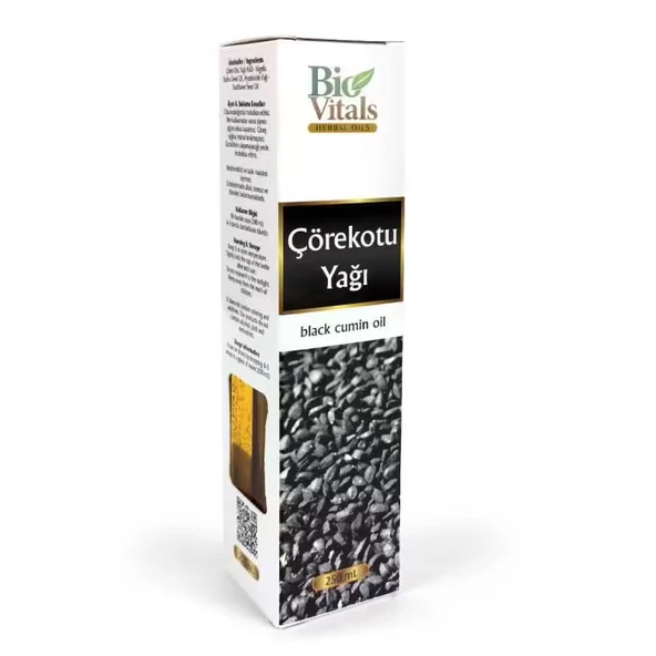Bio Vitals Çörekotu Yağı 250 ml ürün görseli 1
