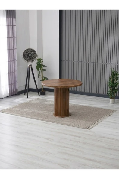 AURA YUVARLAK BOHEM 90X90 MDF MASA ürün görseli 1