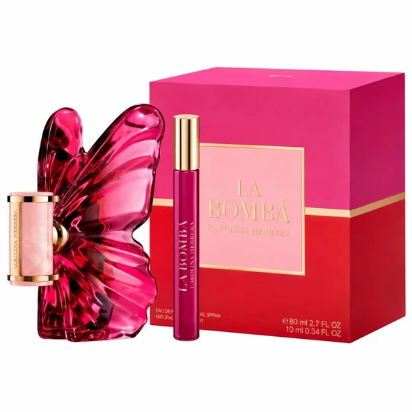 Carolina Herrera La Bomba Set 80ml EDP+10ml EDP - Resim 2