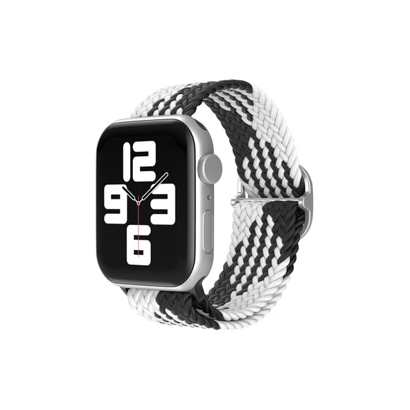 Watch 20mm  Kordon - Siyah-beyaz ürün görseli 1
