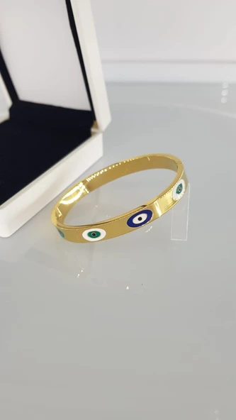 Nazar Gold Çelik Kelepçe - Resim 4