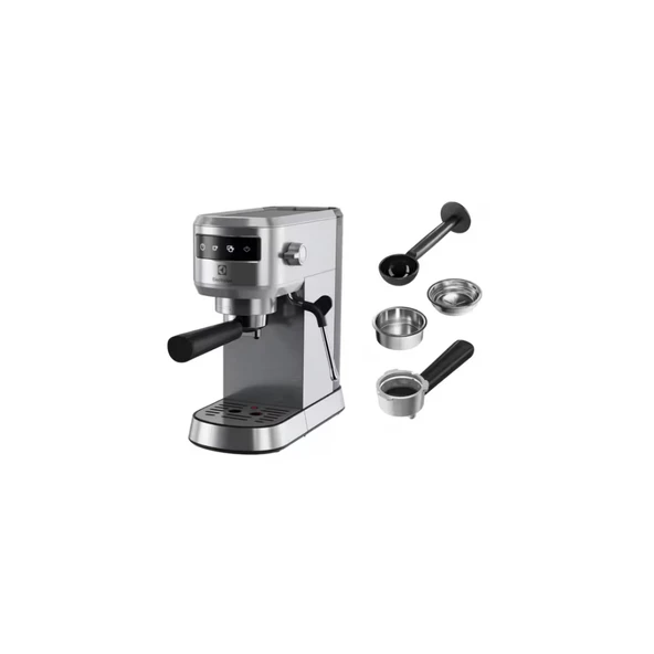 Electrolux E6EC1-6ST Explorer 6 Espresso Makinesi Paslanmaz Çelik, Isı Kontrol Teknolojisi, Süt Köpürtücülü ürün görseli 1