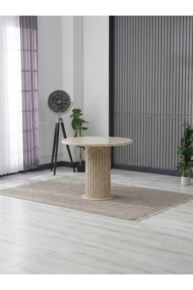AURA YUVARLAK BOHEM 90X90 MDF MASA ürün görseli 1